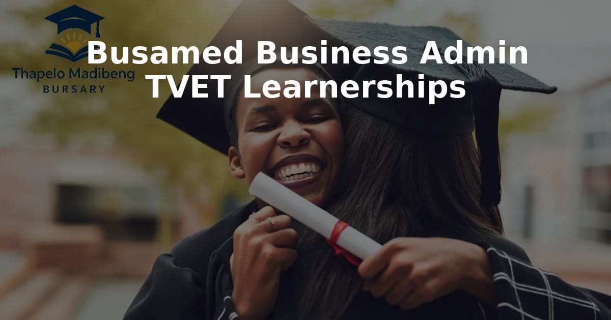 Busamed Business Admin TVET Learnerships
