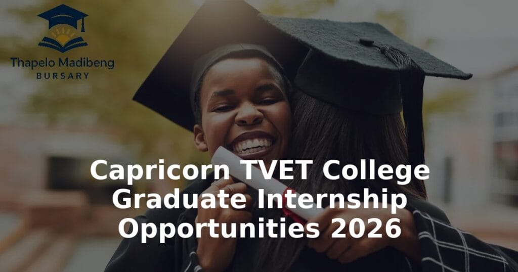 Capricorn TVET College Graduate Internship Opportunities 2026