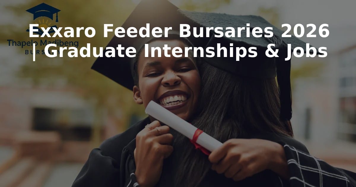 Exxaro Feeder Bursaries 2026 | Graduate Internships & Jobs