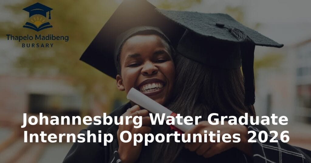 Johannesburg Water Graduate Internship Opportunities 2026
