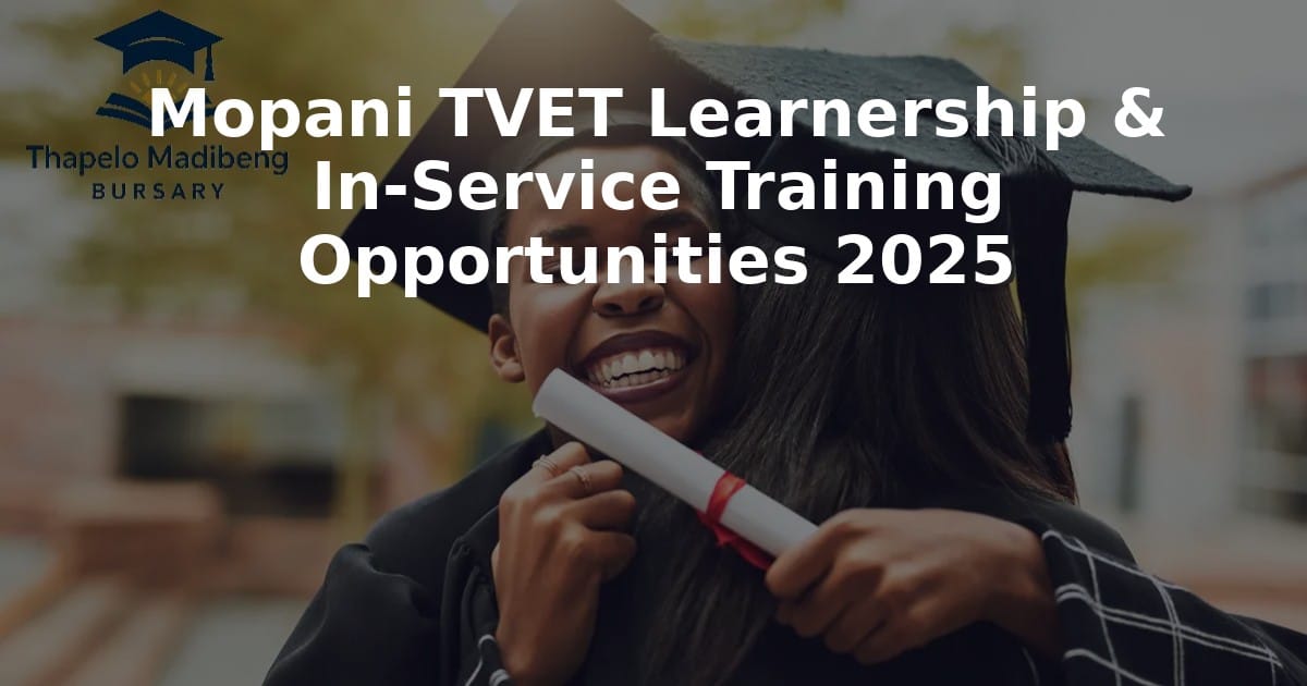 Mopani TVET Learnership & In‑Service Training Opportunities 2025