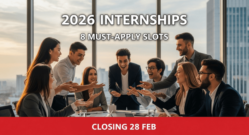 2026 Internships – 8 Must‑Apply Slots Closing 28 Feb