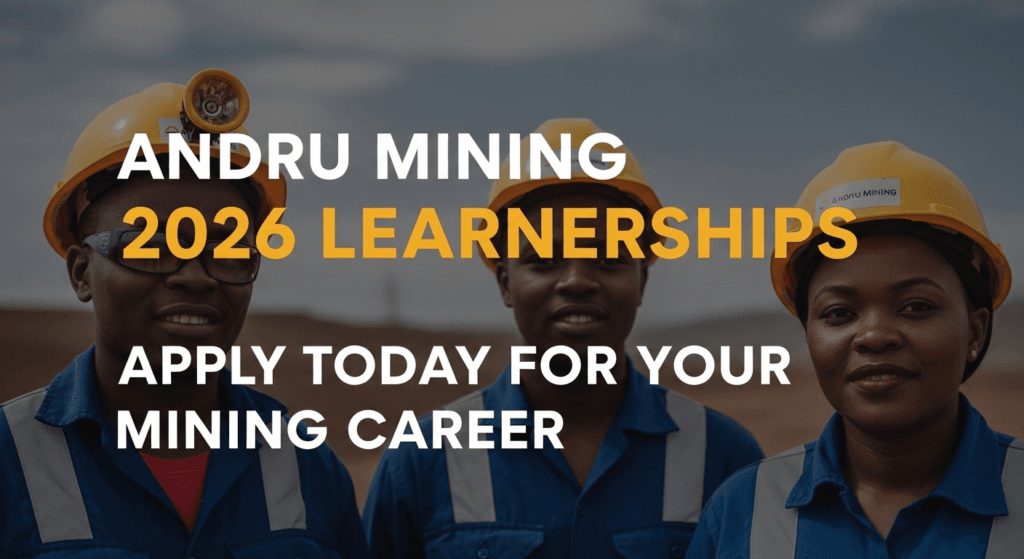 Andru Mining 2026 Learnerships – Apply Today for Your Mining Career