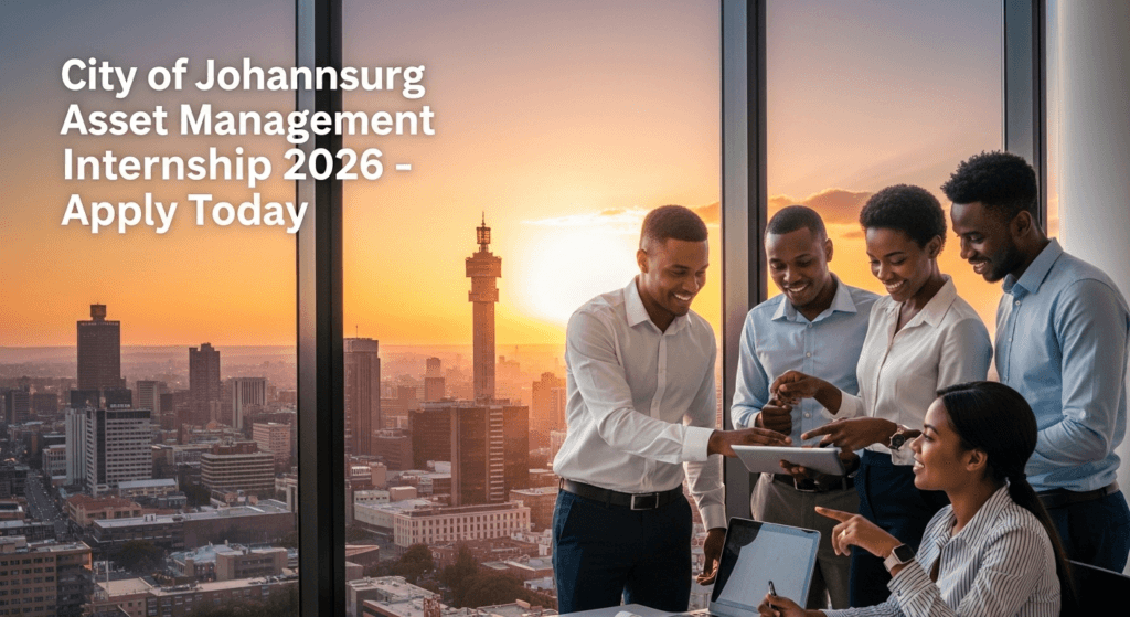 City of Johannesburg Asset Management Internship 2026 – Apply Today