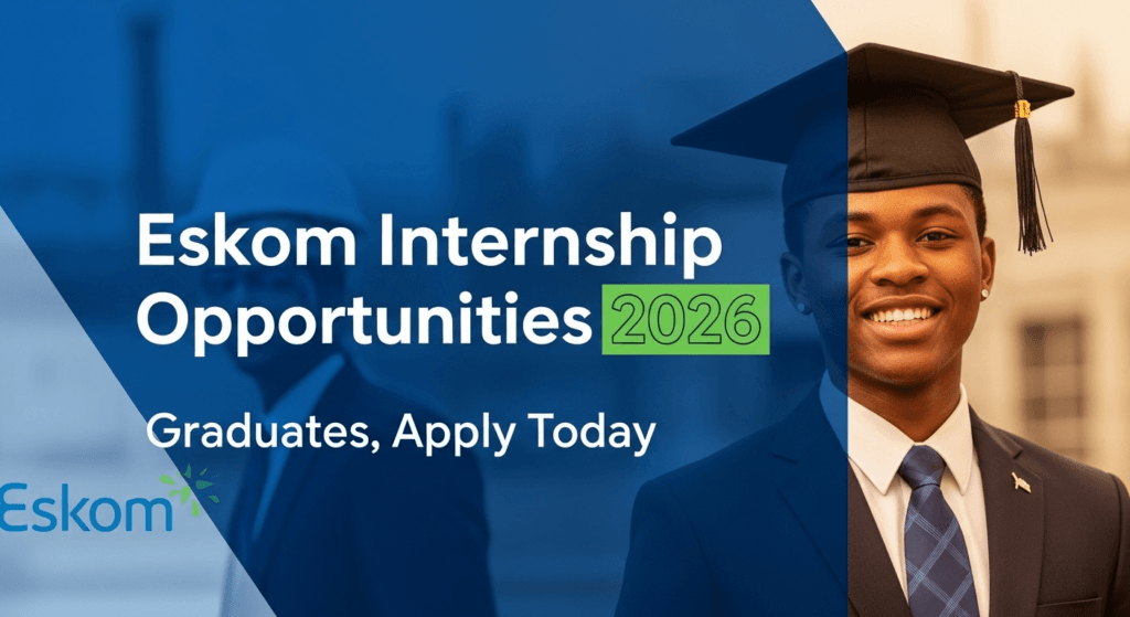 Eskom Internship Opportunities 2026 – Graduates, Apply Today
