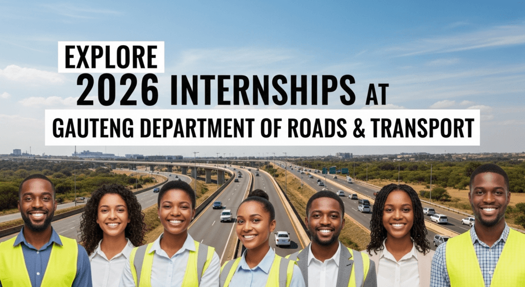 Explore 2026 Internships at Gauteng Department of Roads & Transport