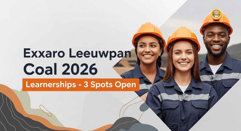 Exxaro Leeuwpan Coal 2026 Learnerships – 3 Spots Open