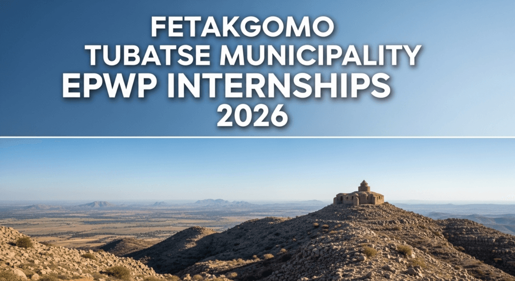 Fetakgomo Tubatse Municipality EPWP Internships 2026 – Apply Today