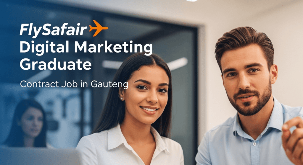FlySafair Digital Marketing Graduate – Contract Job in Gauteng