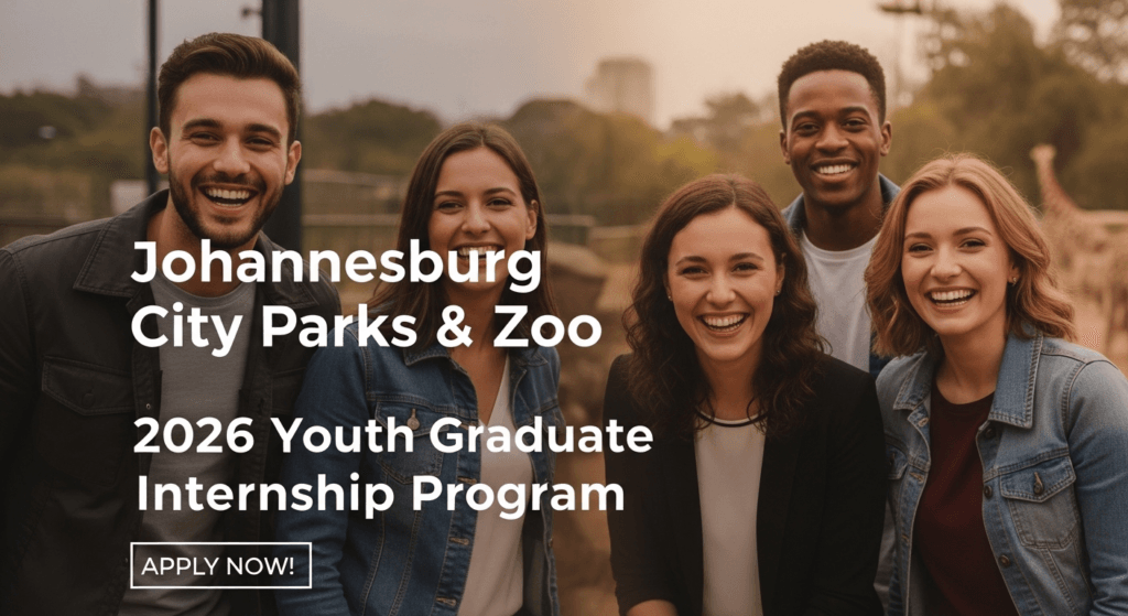 Johannesburg City Parks & Zoo: 2026 Youth Graduate Internship Program