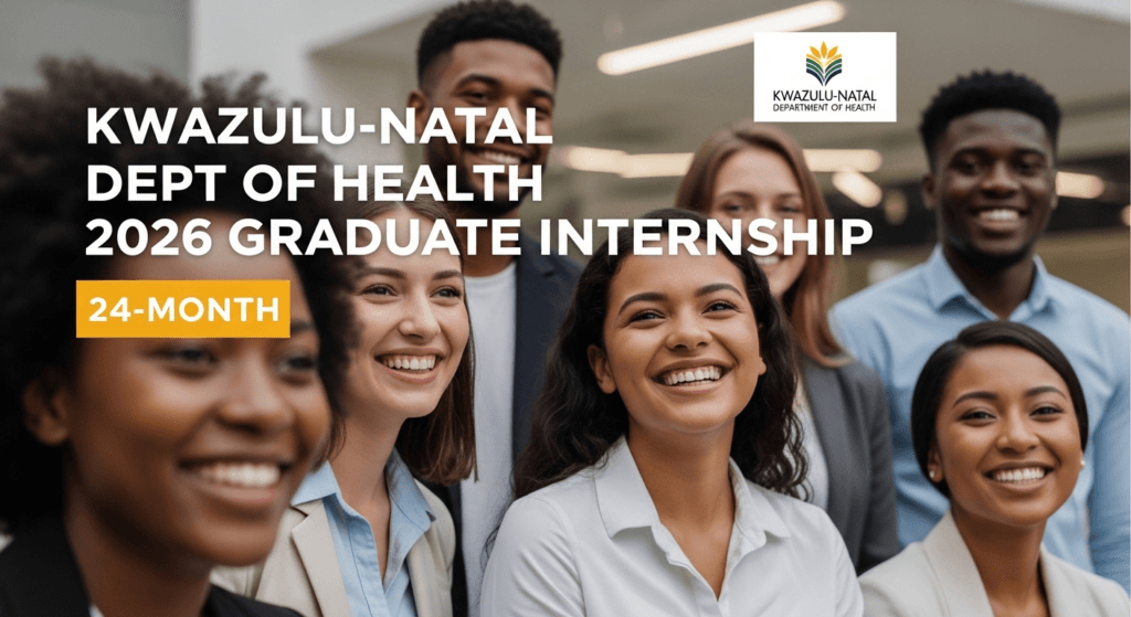 KwaZulu-Natal Dept of Health 2026 Graduate Internship – 24‑Month