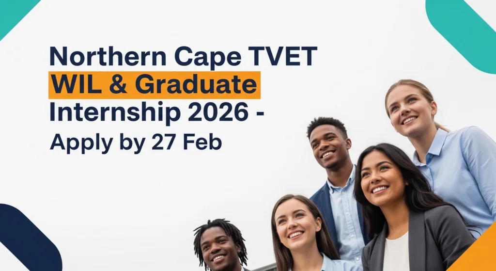 Northern Cape TVET WIL & Graduate Internship 2026 – Apply by 27 Feb