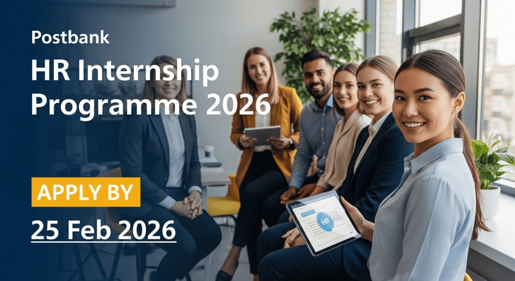 Postbank HR Internship Programme 2026 – Apply by 25 Feb 2026