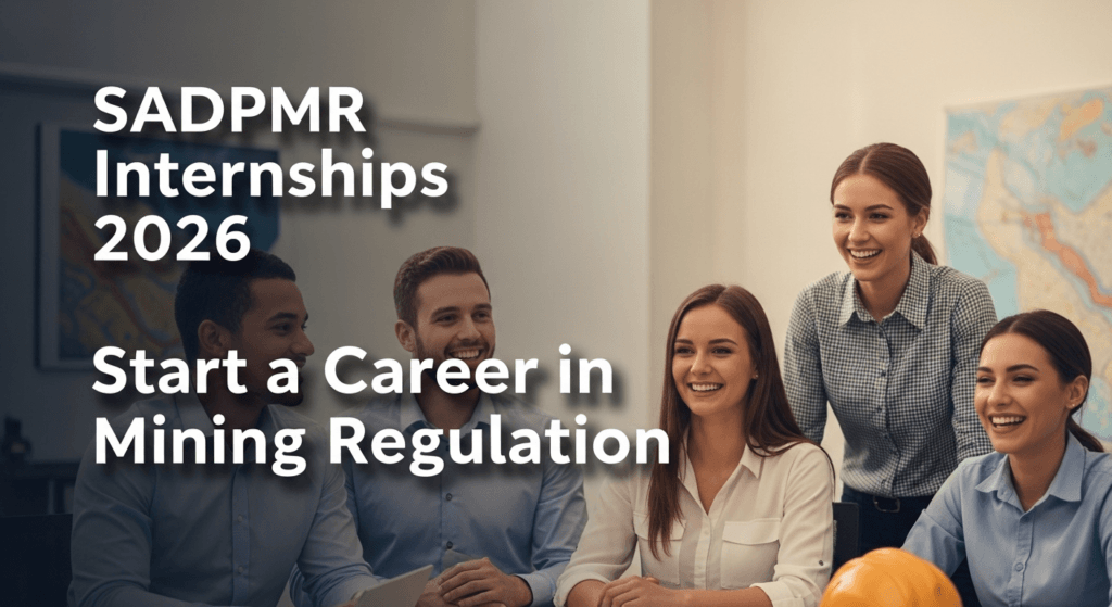 SADPMR Internships 2026 – Start a Career in Mining Regulation