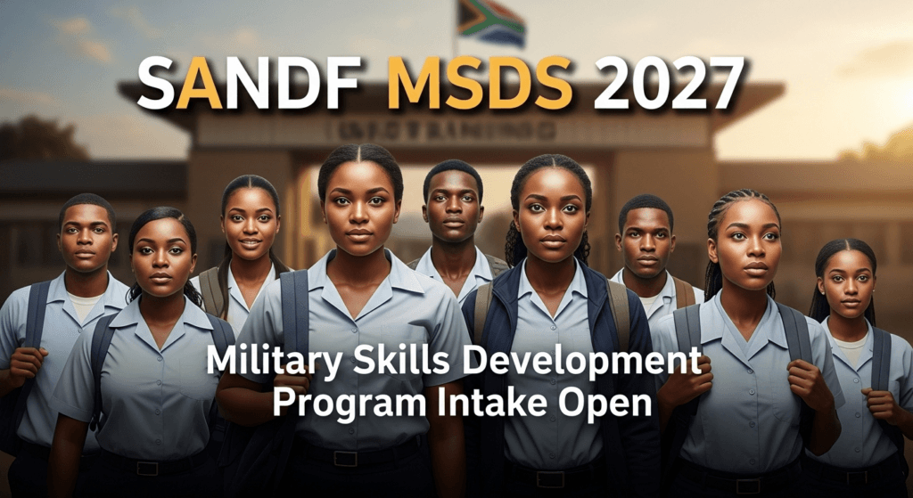 SANDF MSDS 2027: Military Skills Development Program Intake Open