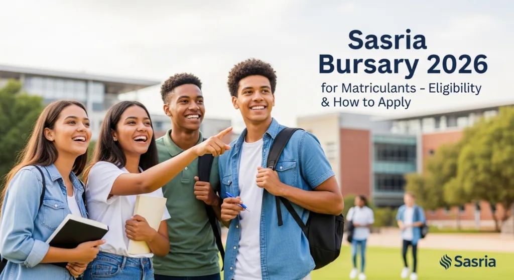Sasria Bursary 2026 for Matriculants – Eligibility & How to Apply