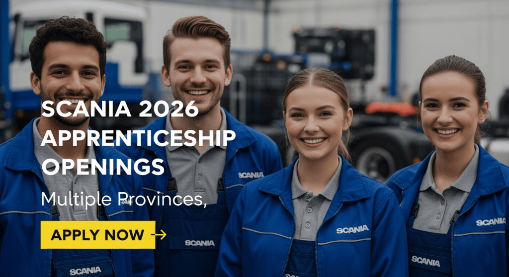 Scania 2026 Apprenticeship Openings – Multiple Provinces, Apply Now
