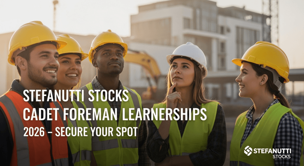 Stefanutti Stocks Cadet Foreman Learnerships 2026 – Secure Your Spot