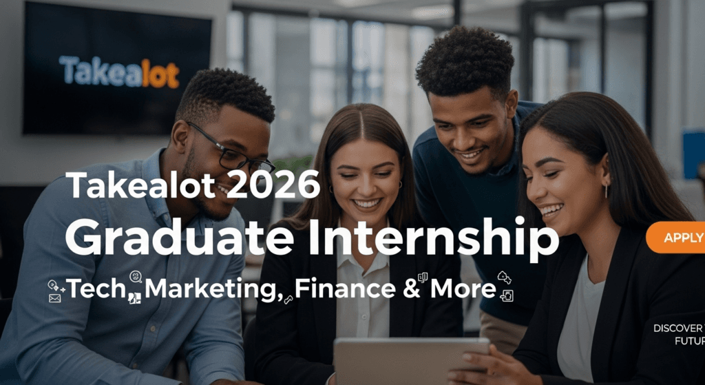 Takealot 2026 Graduate Internship – Tech, Marketing, Finance & More