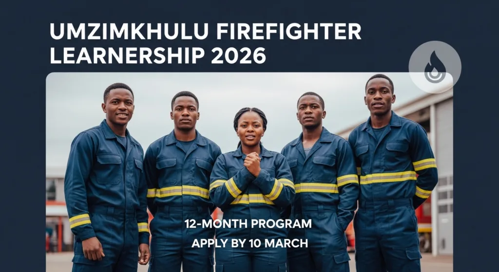 Umzimkhulu Firefighter Learnership 2026 – 12‑month, Apply by 10 March