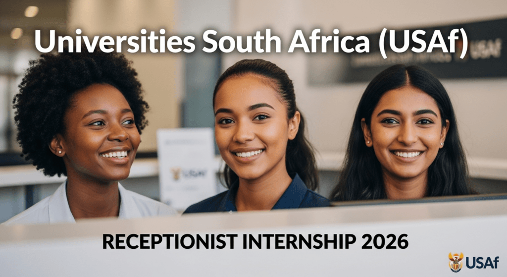 Universities South Africa (USAf) Receptionist Internship 2026