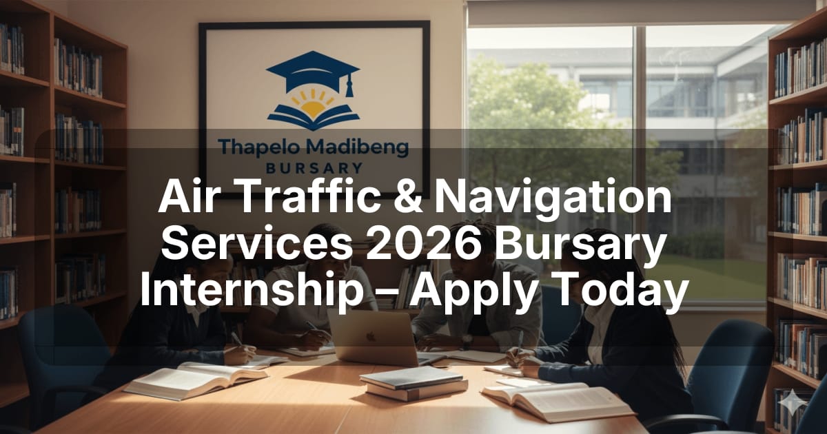 Air Traffic & Navigation Services 2026 Bursary Internship – Apply Today