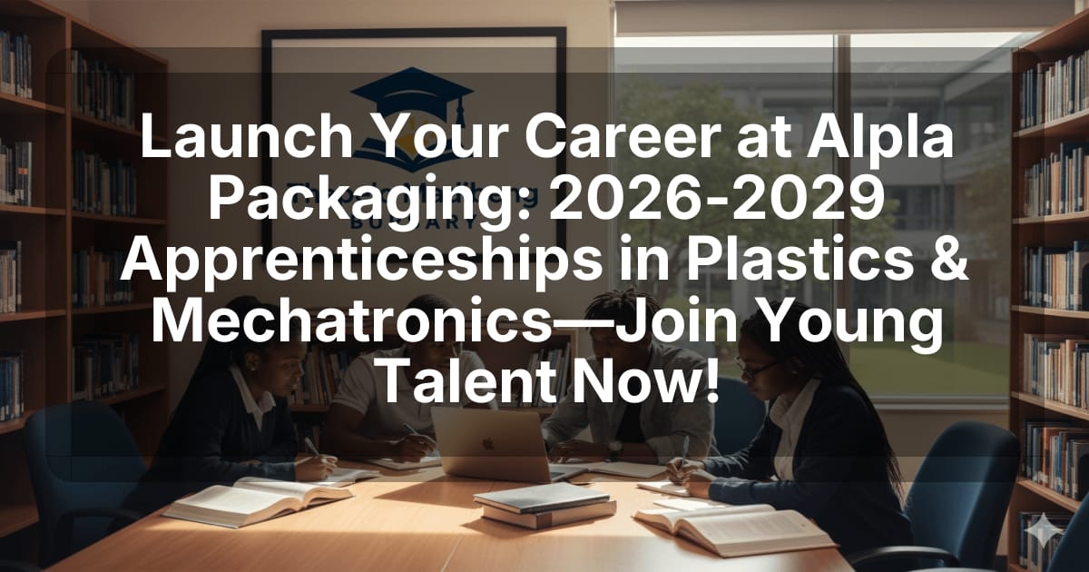 Launch Your Career at Alpla Packaging: 2026‑2029 Apprenticeships in Plastics & Mechatronics—Join Young Talent Now!