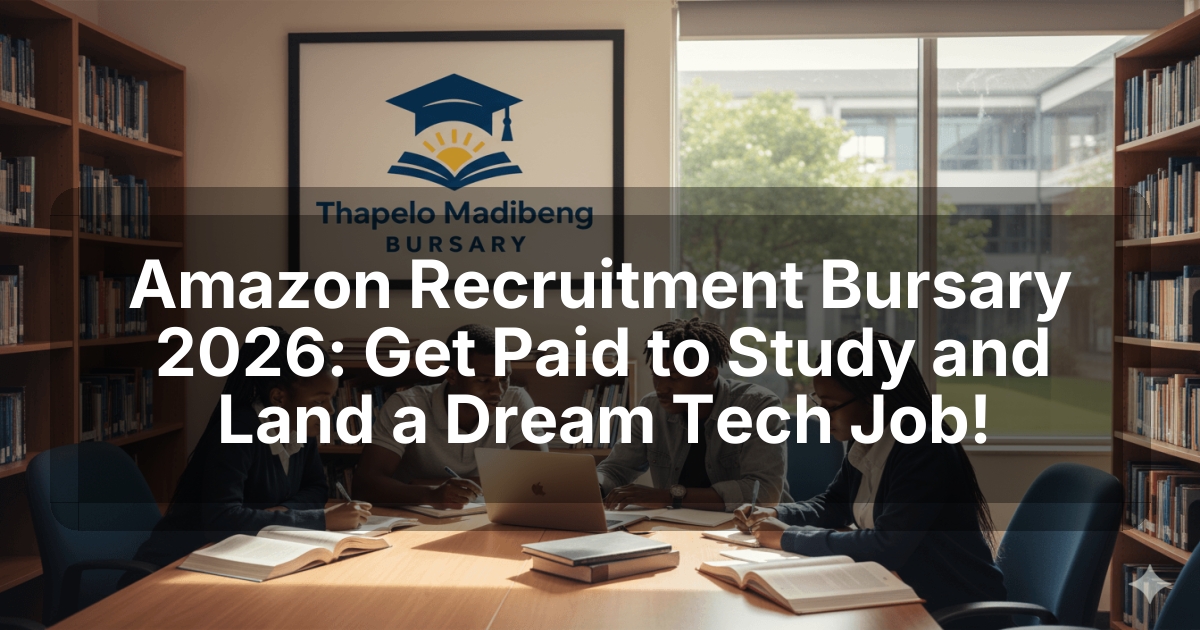 Amazon Recruitment Bursary 2026: Get Paid to Study and Land a Dream Tech Job!