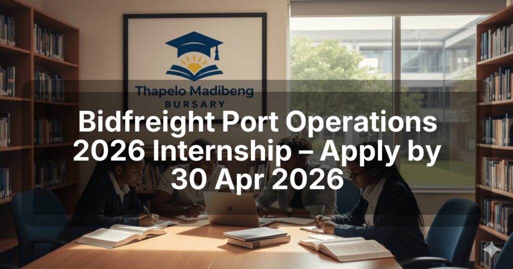 Bidfreight Port Operations 2026 Internship – Apply by 30 Apr 2026