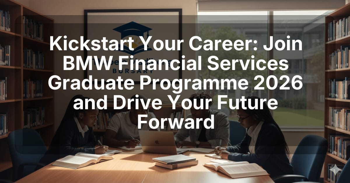 Kickstart Your Career: Join BMW Financial Services Graduate Programme 2026 and Drive Your Future Forward