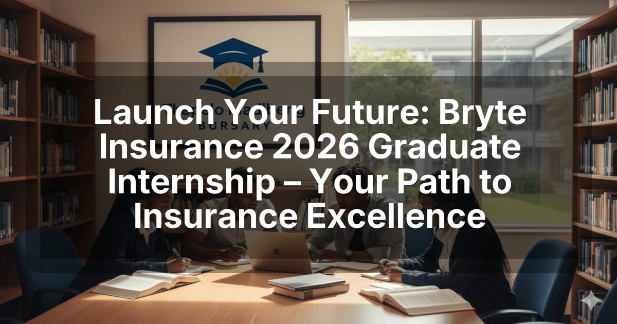 Launch Your Future: Bryte Insurance 2026 Graduate Internship – Your Path to Insurance Excellence