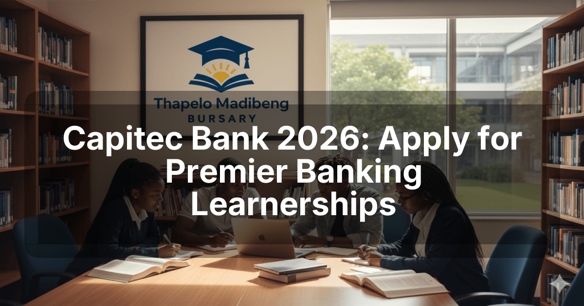 Capitec Bank 2026: Apply for Premier Banking Learnerships