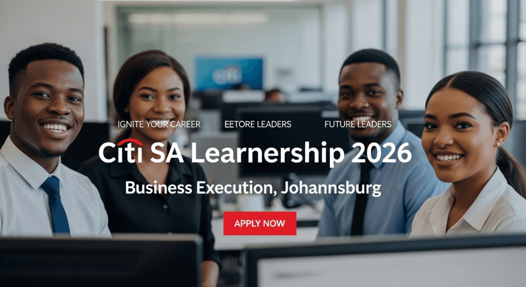 Citi SA Learnership 2026 – Business Execution, Johannesburg