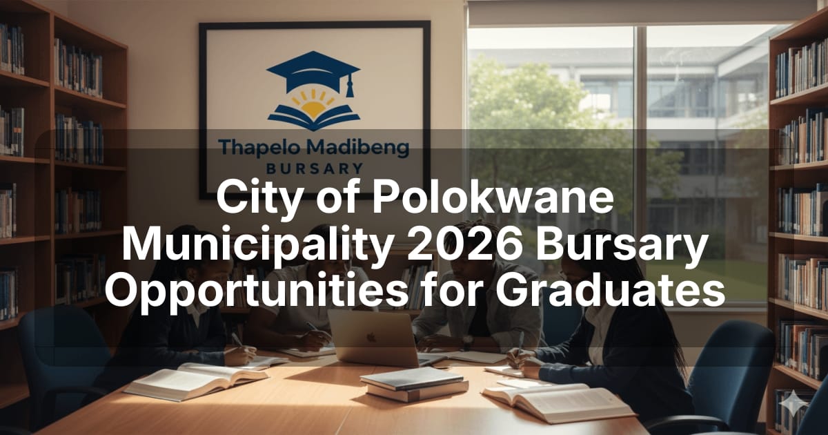 City of Polokwane Municipality 2026 Bursary Opportunities for Graduates