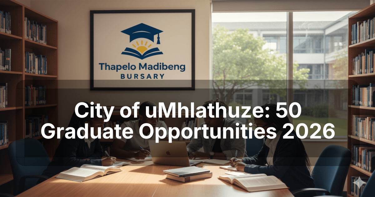 City of uMhlathuze: 50 Graduate Opportunities 2026