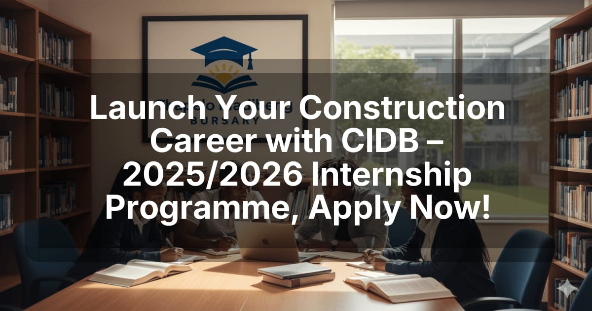 Launch Your Construction Career with CIDB – 2025/2026 Internship Programme, Apply Now!