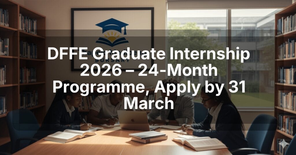 DFFE Graduate Internship 2026 – 24-Month Programme, Apply by 31 March
