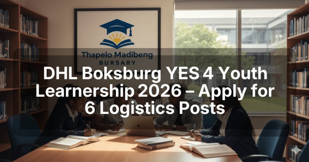 DHL Boksburg YES 4 Youth Learnership 2026 – Apply for 6 Logistics Posts