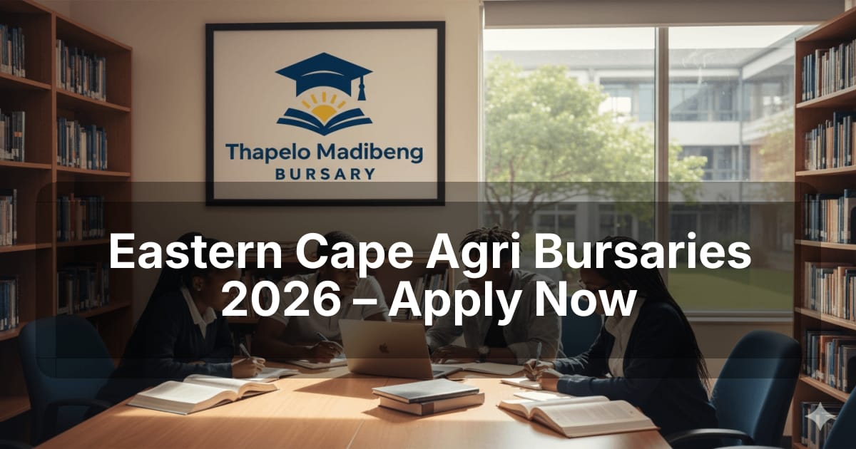 Eastern Cape Agri Bursaries 2026 – Apply Now