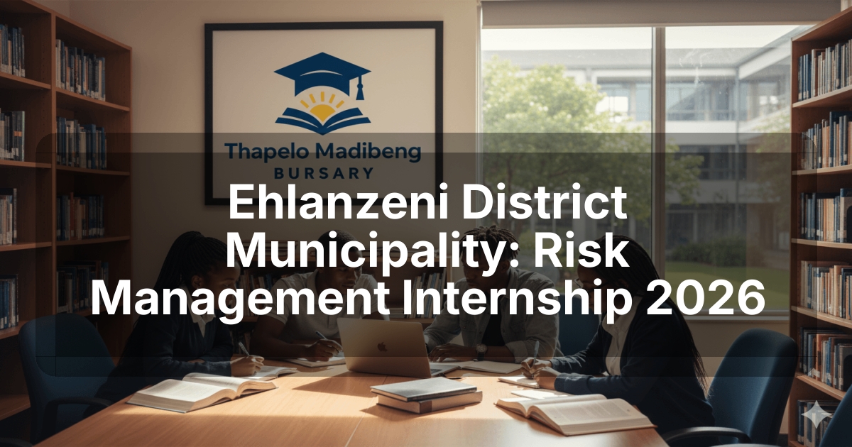 Ehlanzeni District Municipality: Risk Management Internship 2026