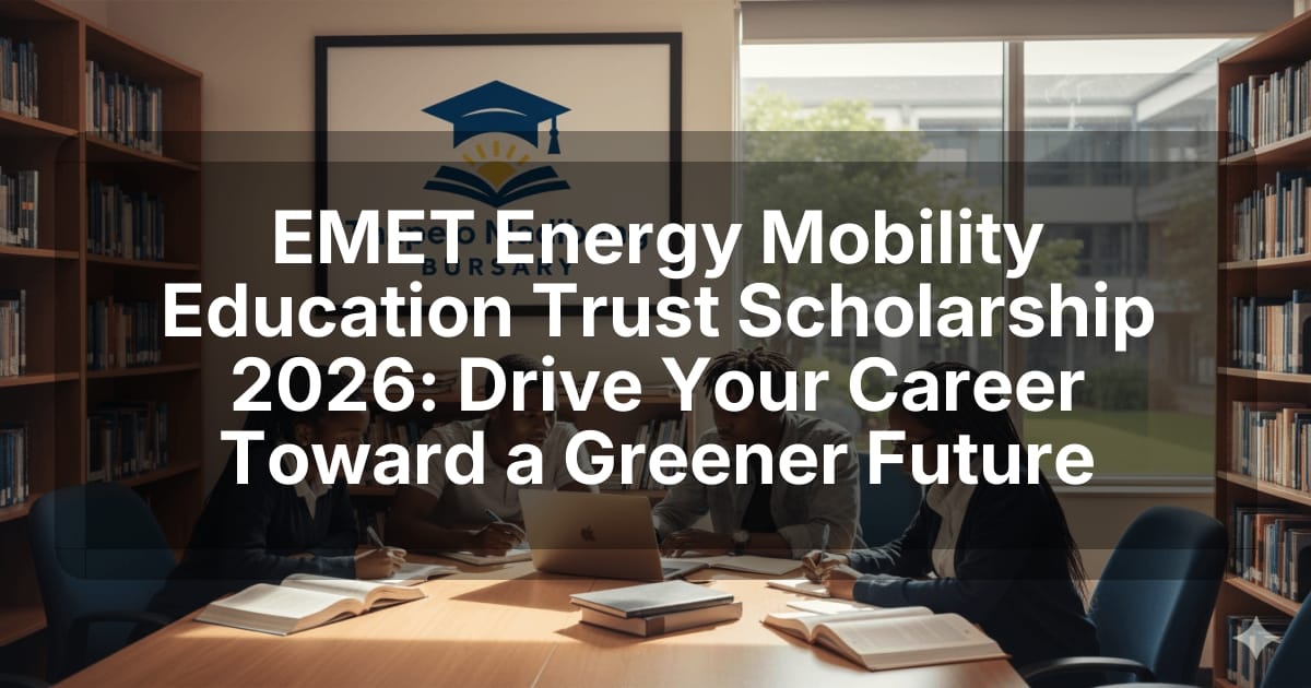 EMET Energy Mobility Education Trust Scholarship 2026: Drive Your Career Toward a Greener Future