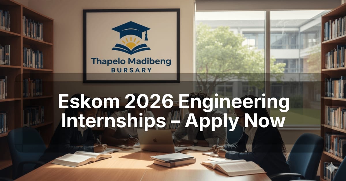 Eskom 2026 Engineering Internships – Apply Now