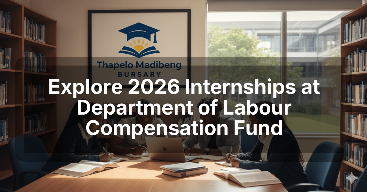 Explore 2026 Internships at Department of Labour Compensation Fund