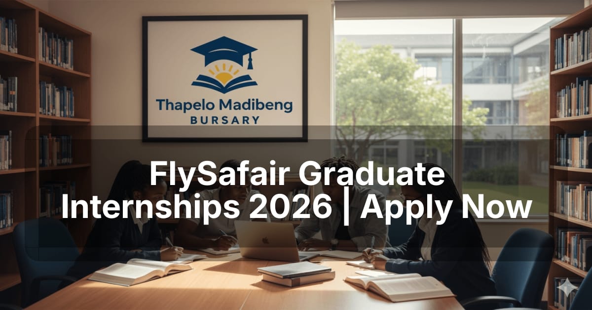 FlySafair Graduate Internships 2026 | Apply Now