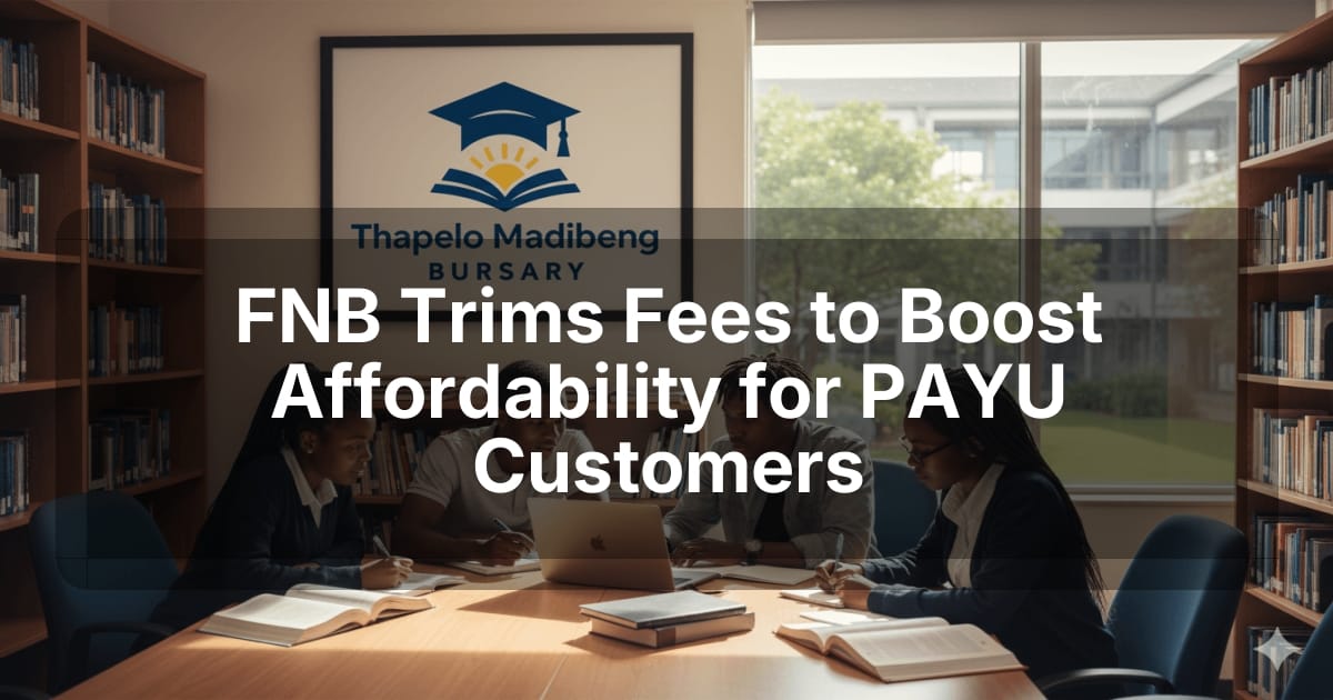 FNB Trims Fees to Boost Affordability for PAYU Customers