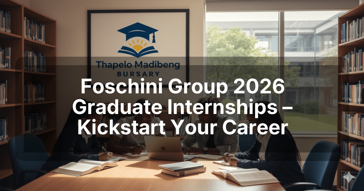 Foschini Group 2026 Graduate Internships – Kickstart Your Career