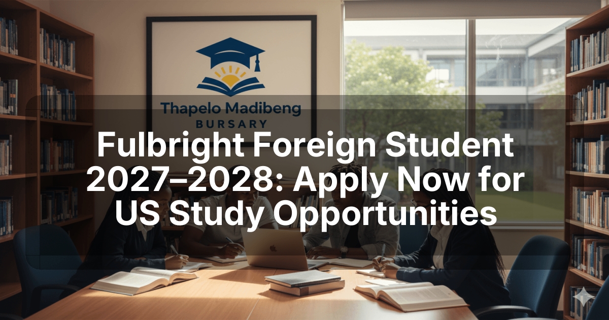 Fulbright Foreign Student 2027–2028: Apply Now for US Study Opportunities