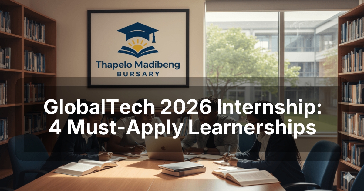 GlobalTech 2026 Internship: 4 Must-Apply Learnerships