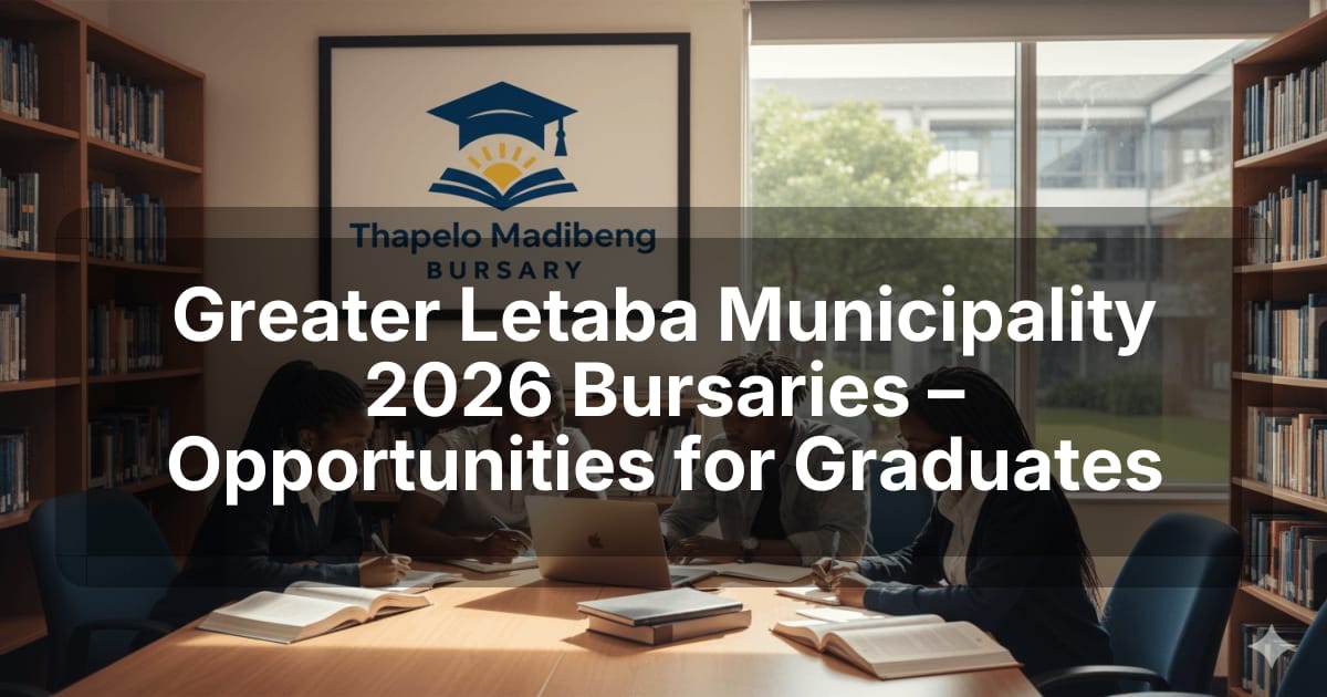 Greater Letaba Municipality 2026 Bursaries – Opportunities for Graduates