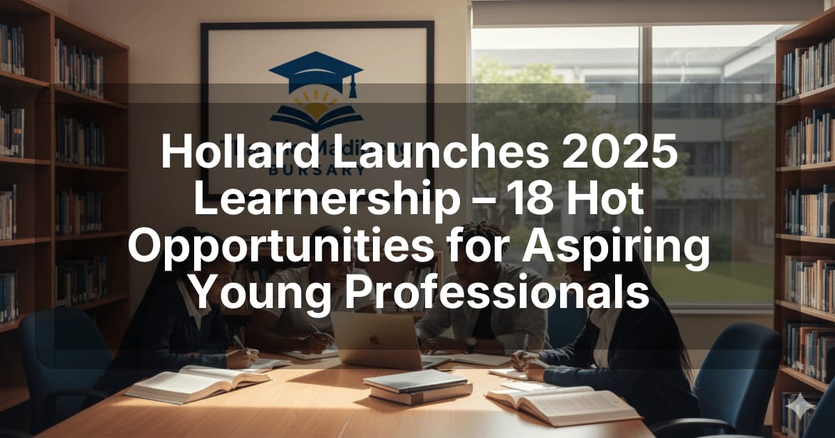 Hollard Launches 2025 Learnership – 18 Hot Opportunities for Aspiring Young Professionals